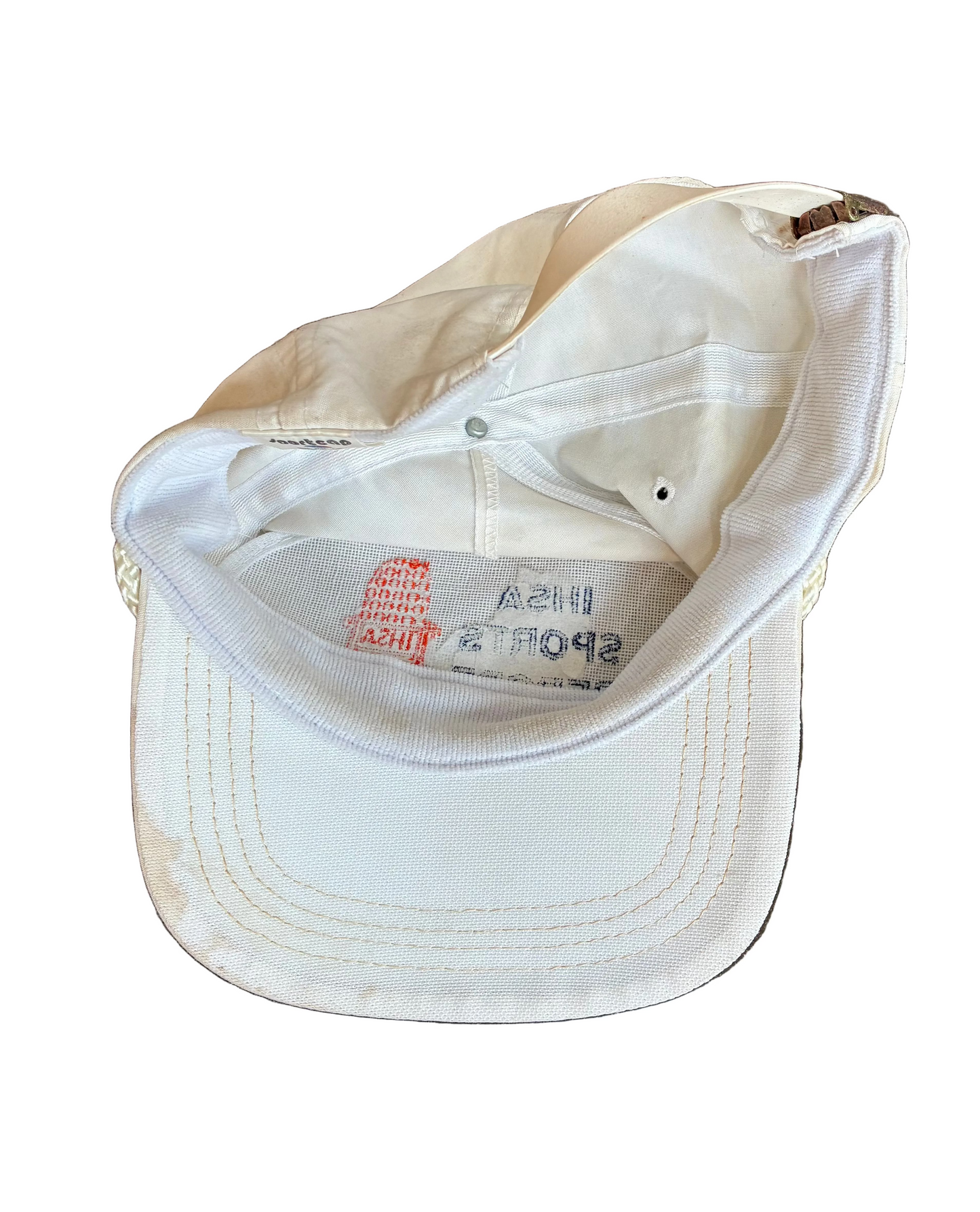 IHSA Sports Report White Rope Brim Hat