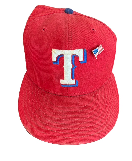 Red Texas Rangers New Era Fitted