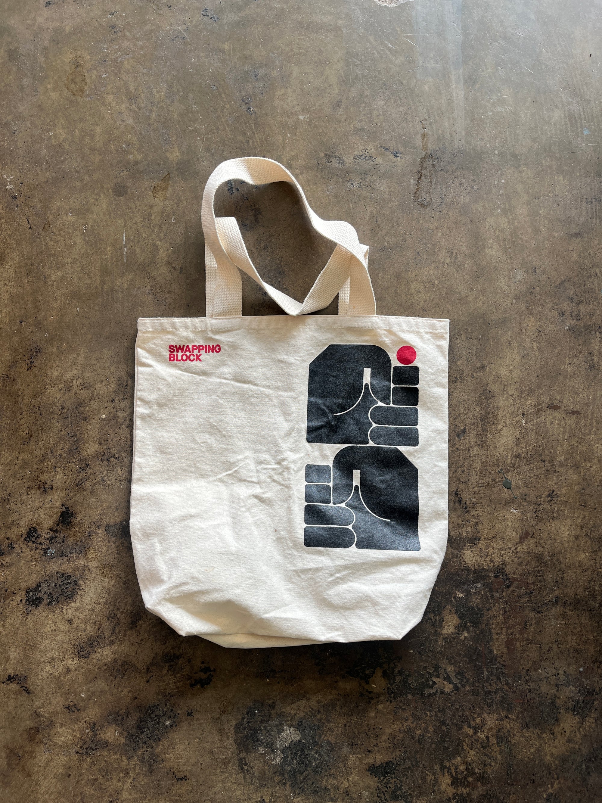 Swapping Block Canvas Tote