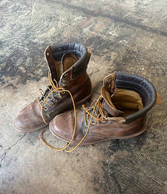 Montblanc Brown Leather Work Boots