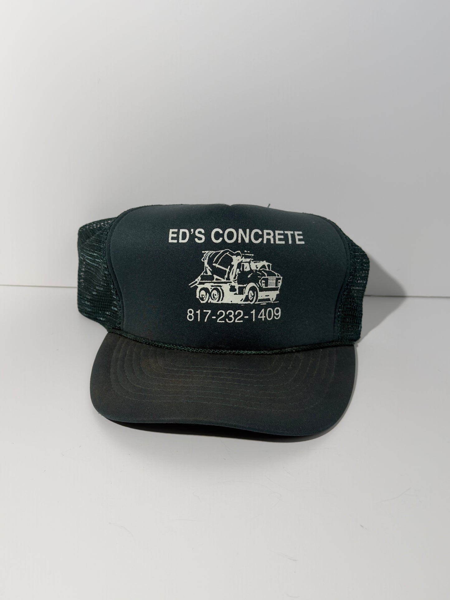 Green Ed's Concrete Trucker Hat