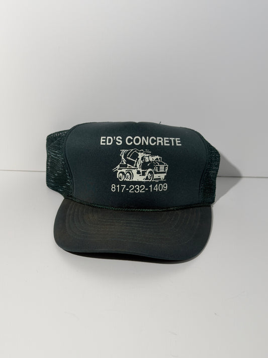 Green Ed's Concrete Trucker Hat