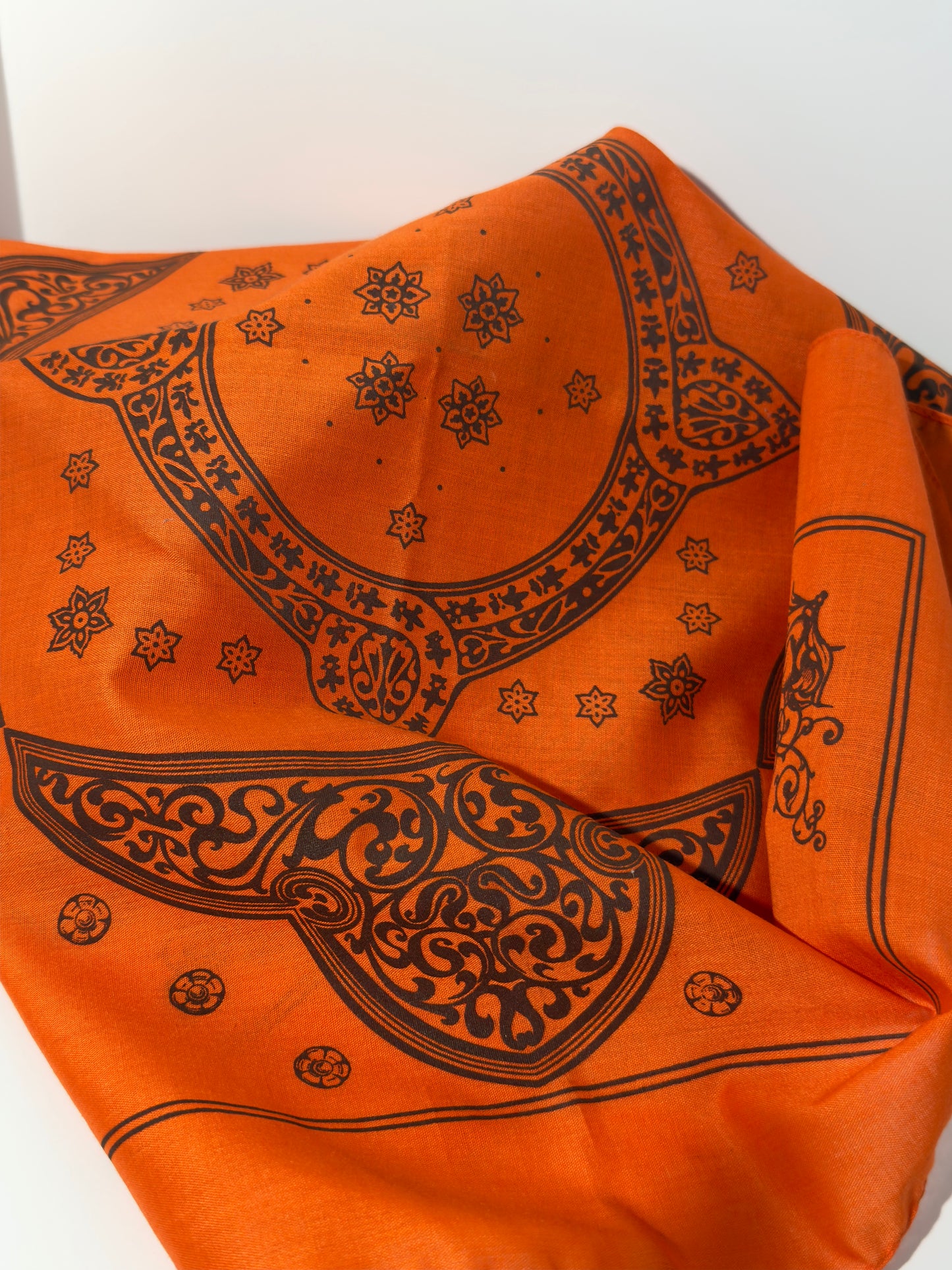 Orange Chisholm Trail Bandana