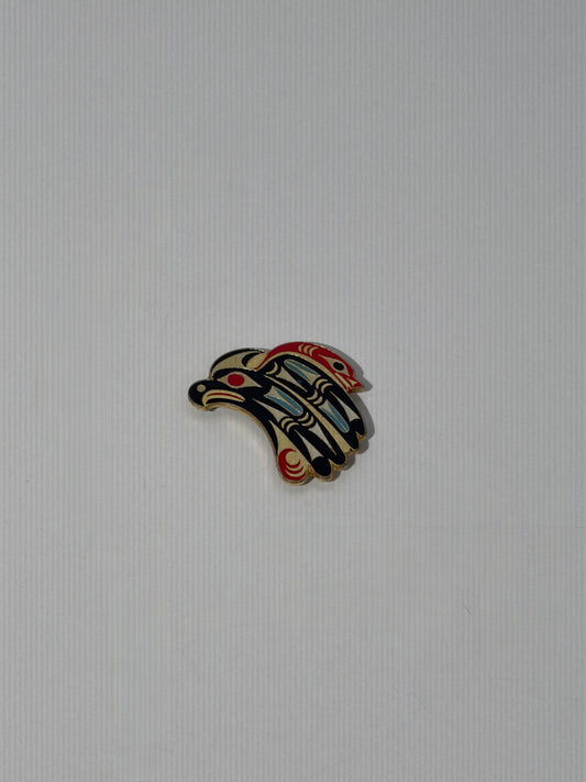 Native Raven + Fish Magnet