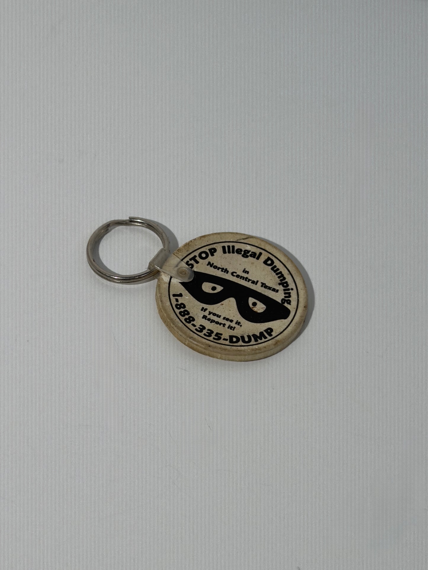 Illegal Dumping Key Chain
