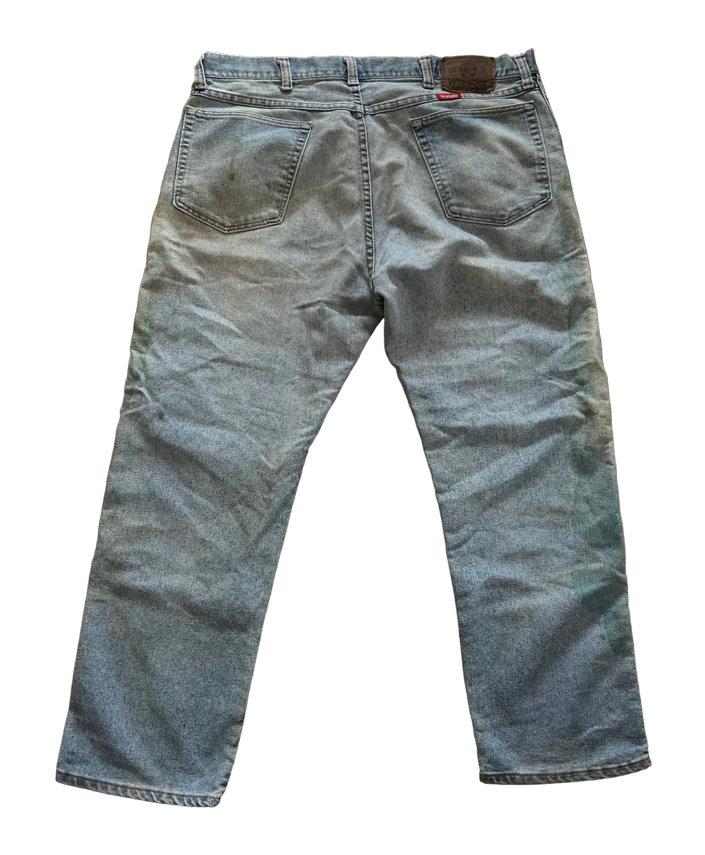 Light Wash Distressed Wrangler Jeans