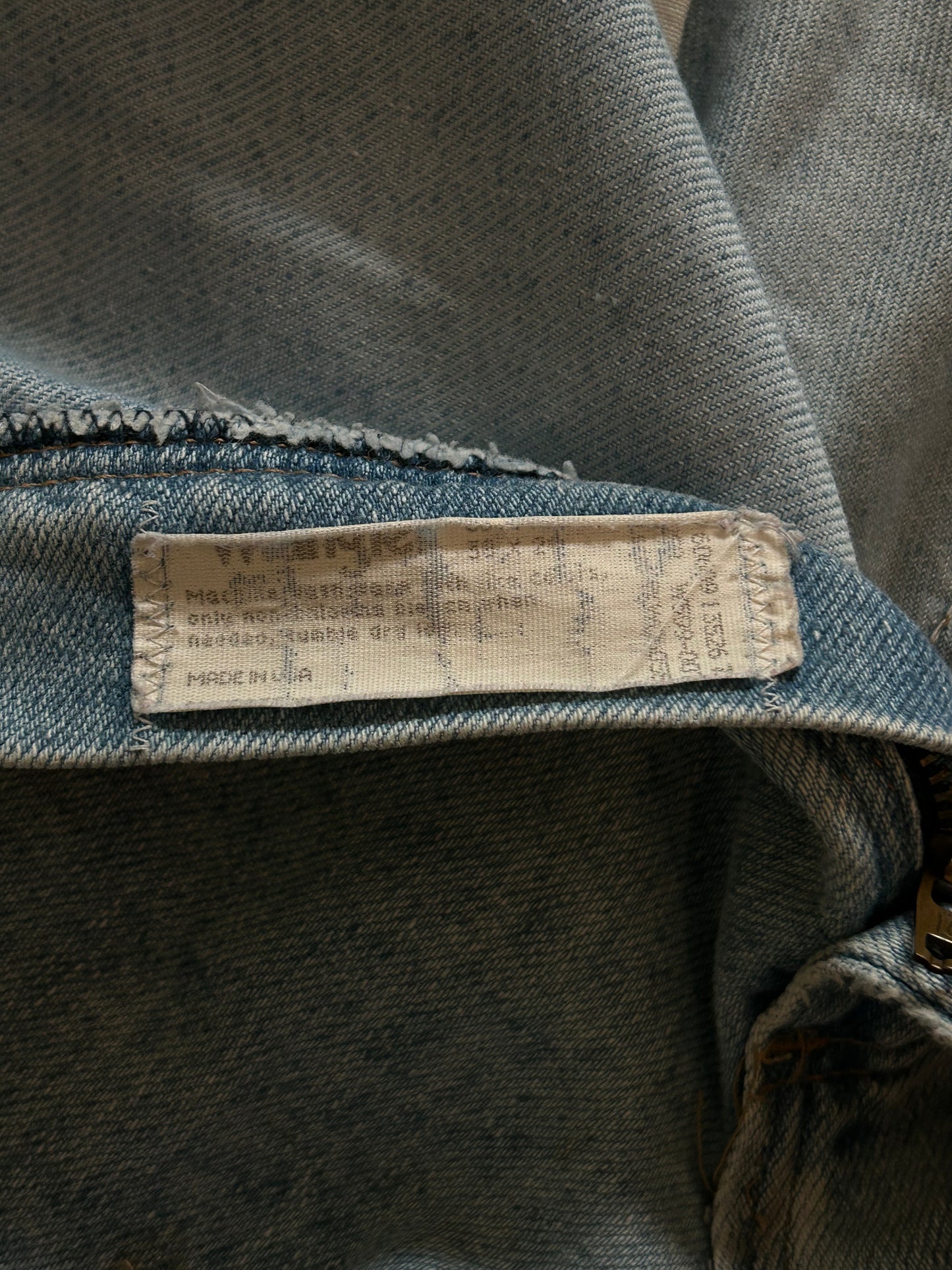 Light Wash Distressed Wrangler Jeans