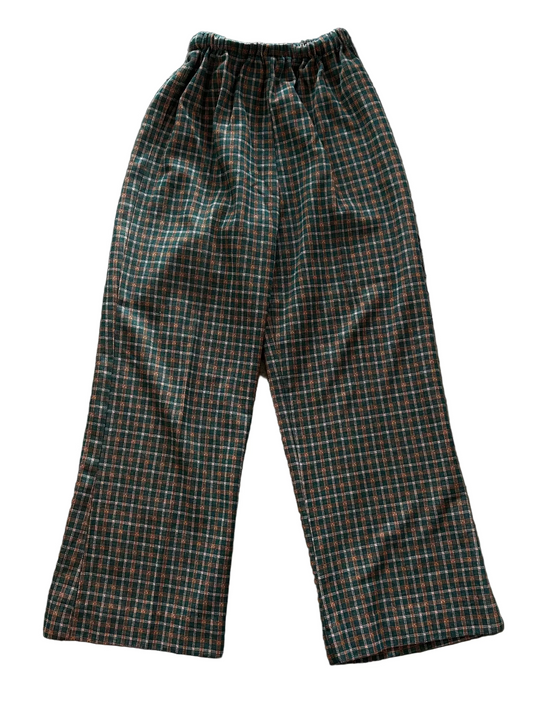 Brown Babaton Pleated Slacks