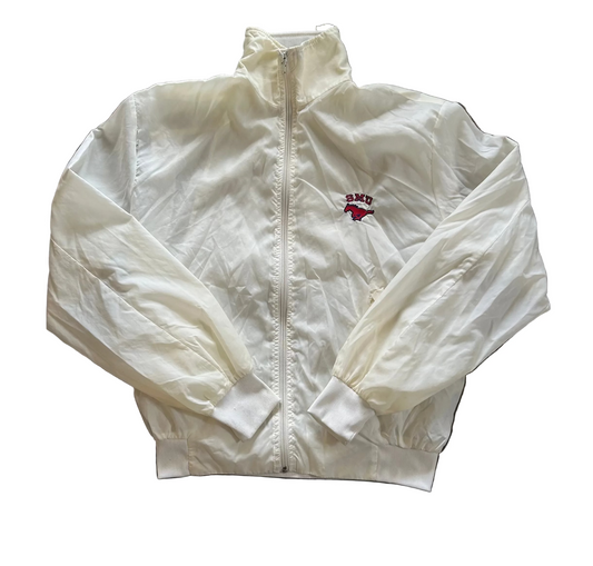 White SMU Windbreaker