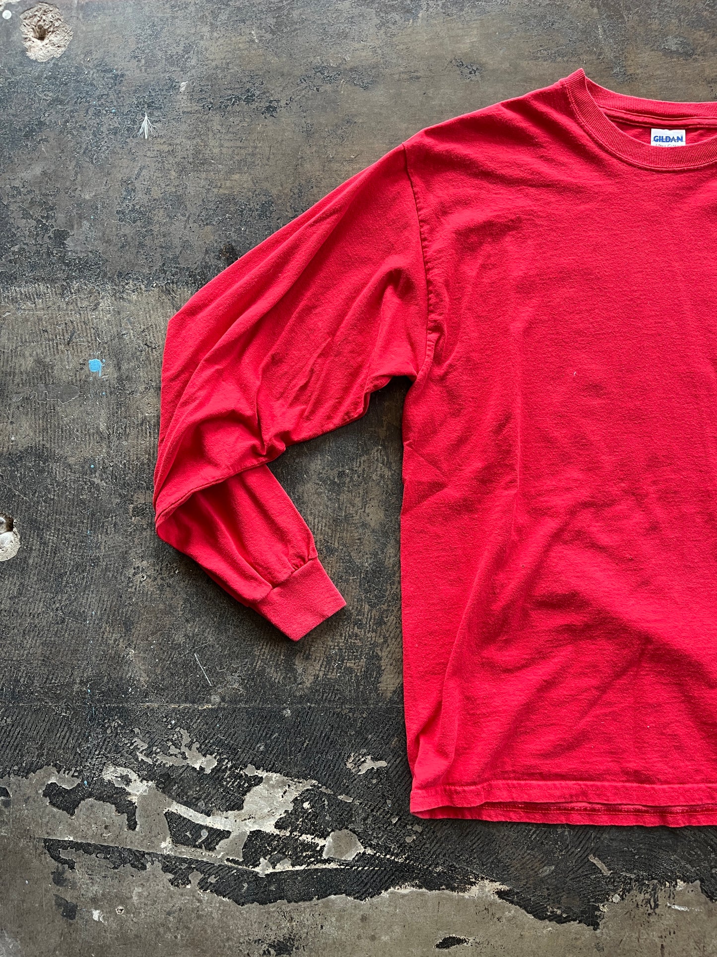 Lake Highlands Wildcat Basketball Red Long Sleeve Tee