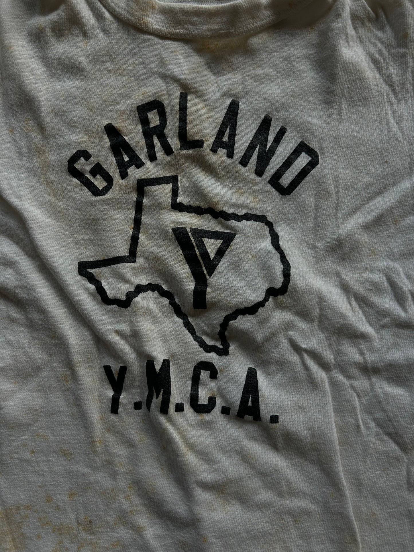 Youth White Garland YMCA Tee