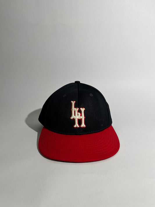 Black + Red LH Fitted Hat
