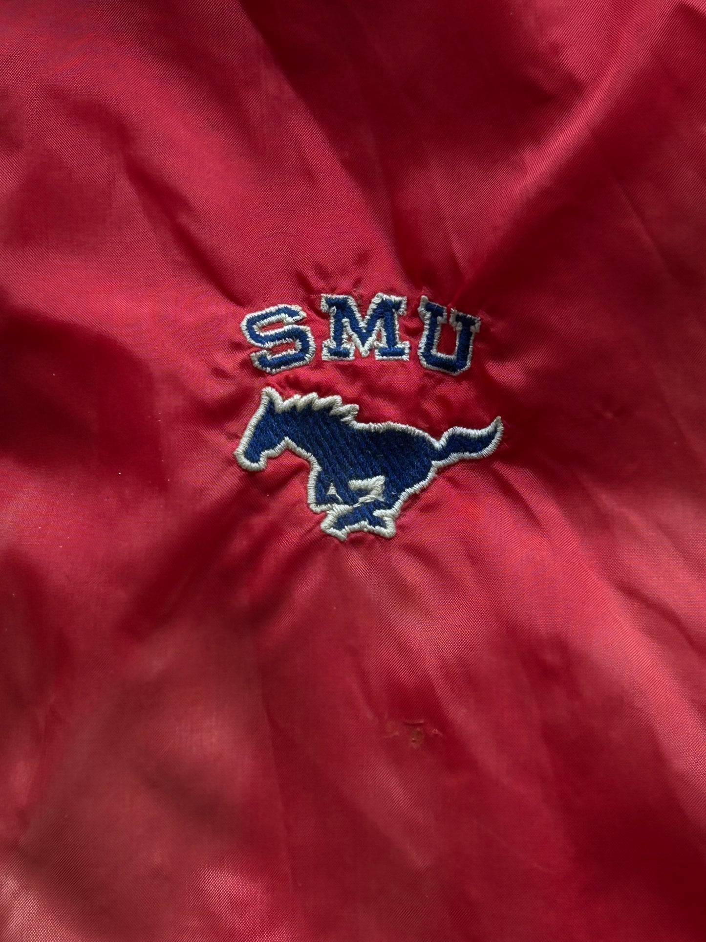 Red SMU Windbreaker