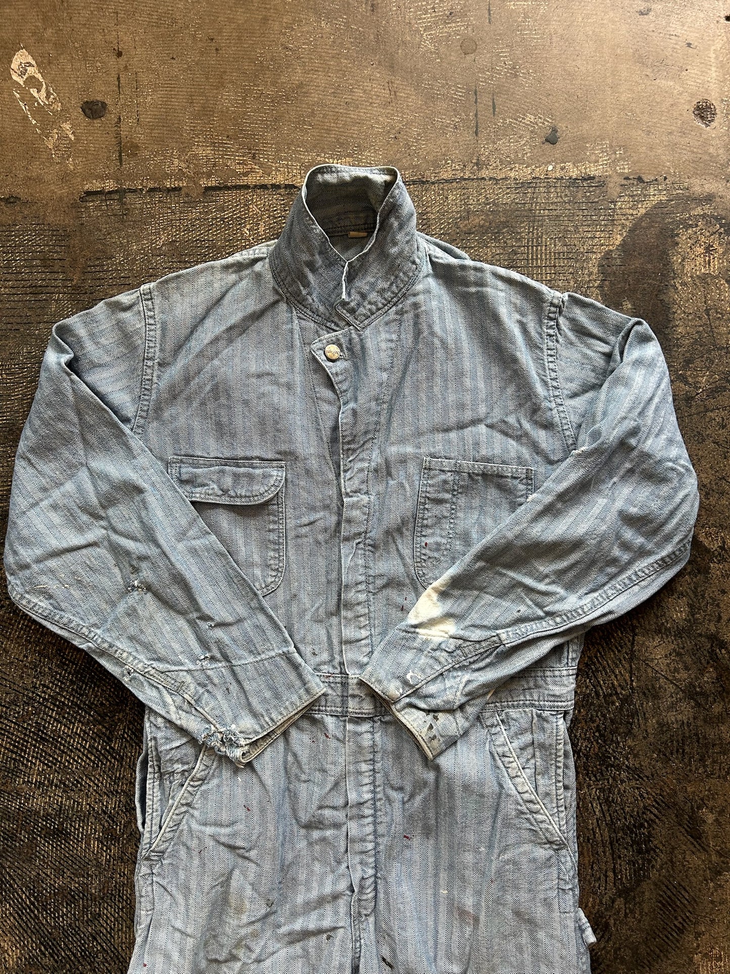 Sartonized Denim Coverall Suit