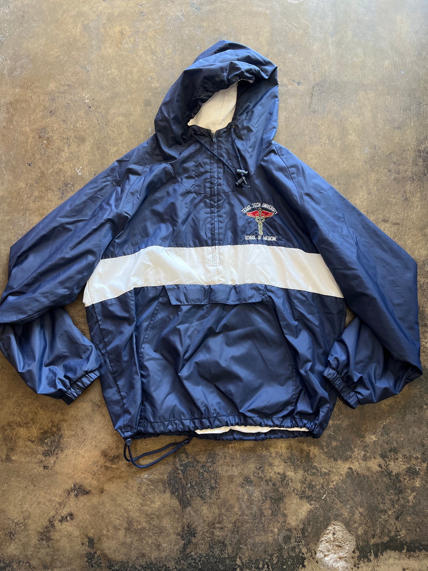 Texas Tech School of Medicine Half Zip Windbreaker