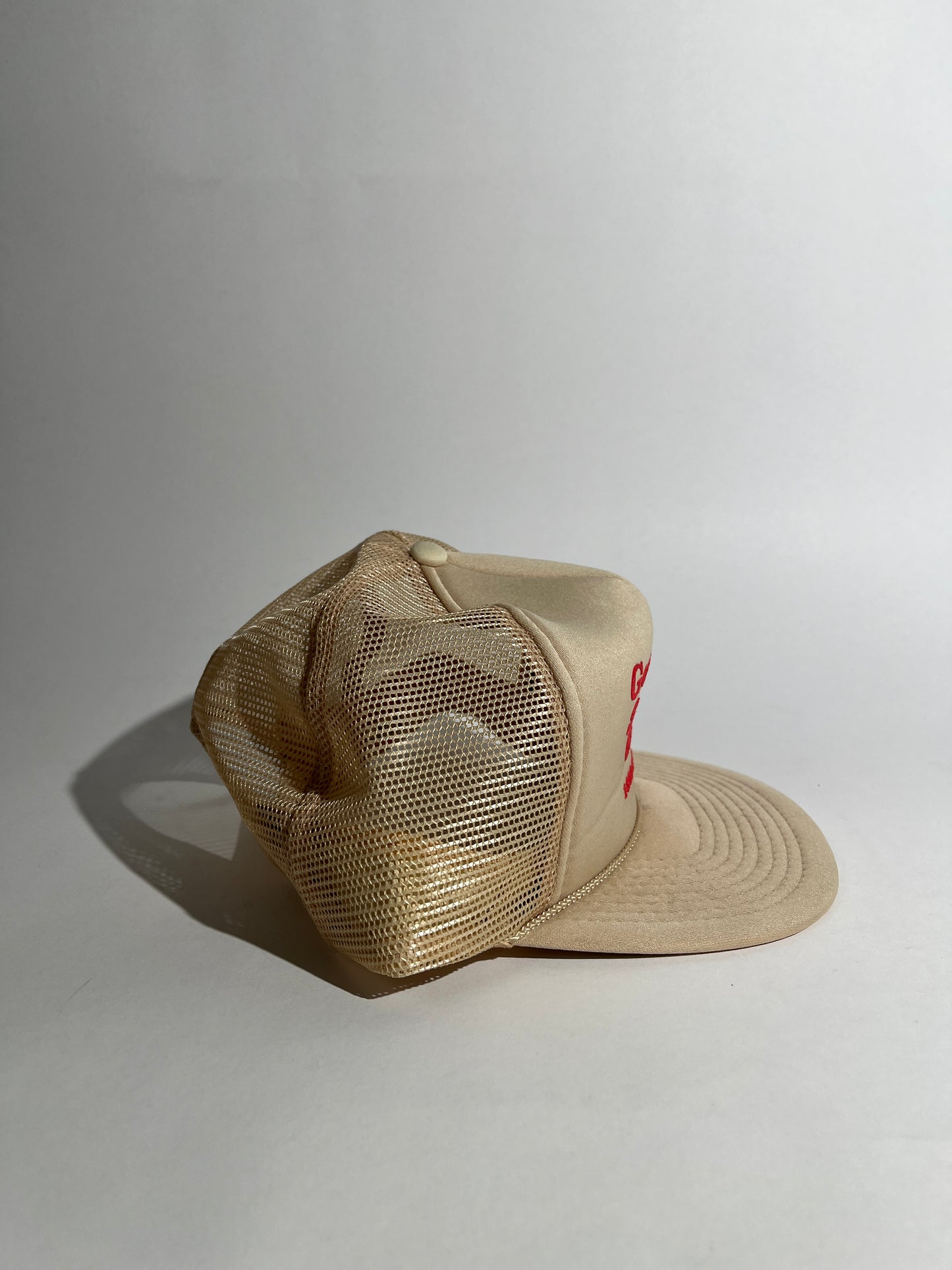 Tan Golden Sea Graphics Trucker Hat