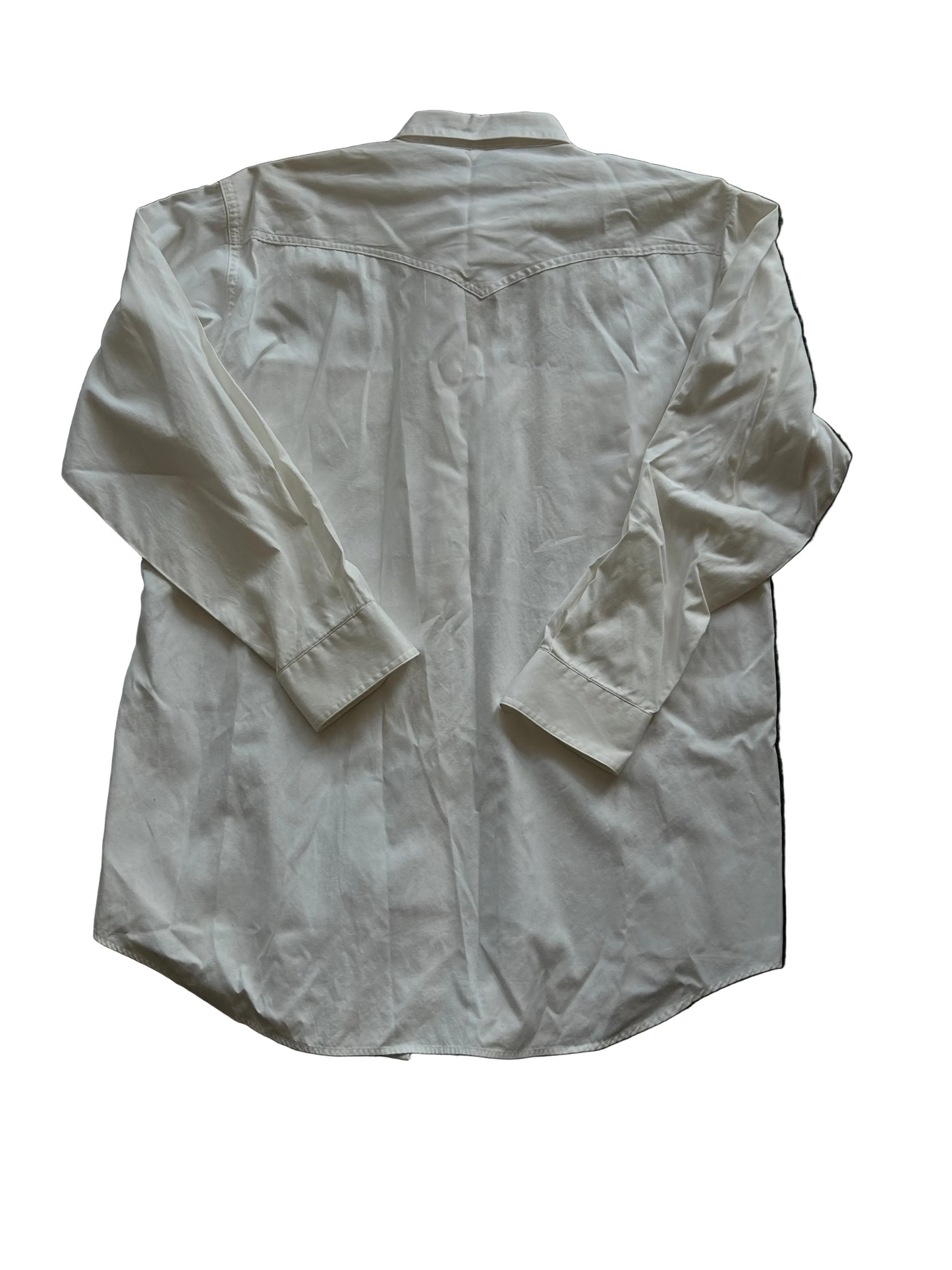 White Western Button Up