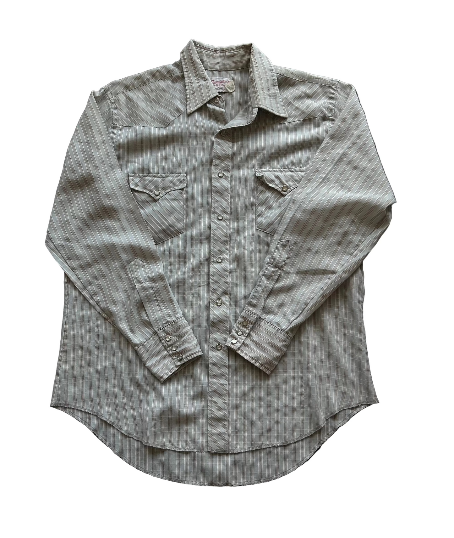 Pastel Striped Wrangler Pearl Snap