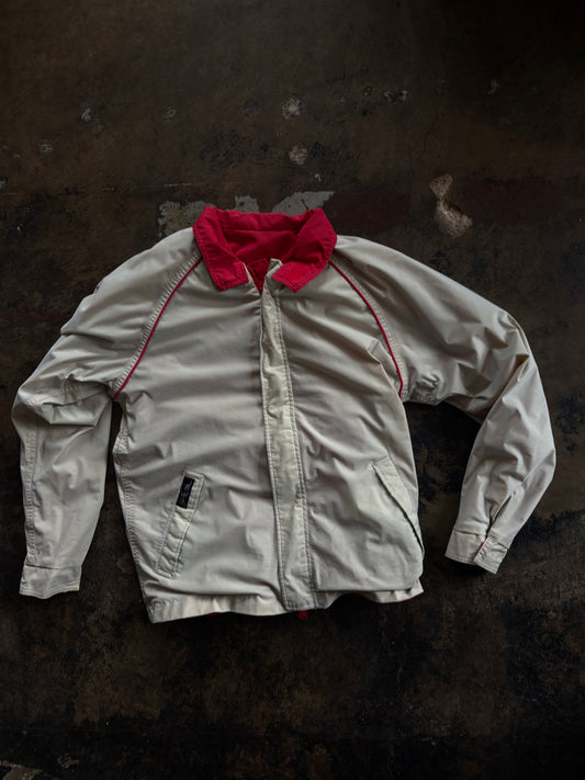 Reversible Red + Khaki GoreTex Windbreaker