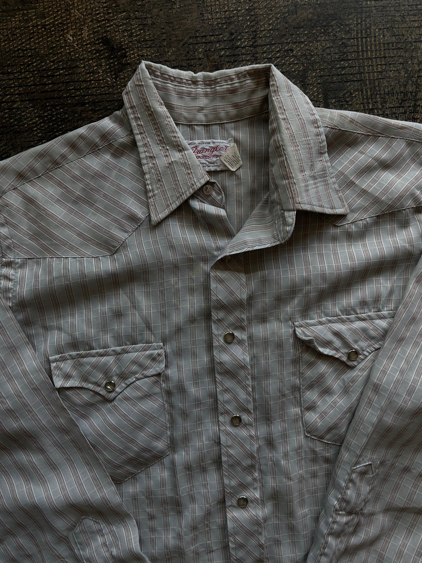 Pastel Striped Wrangler Pearl Snap