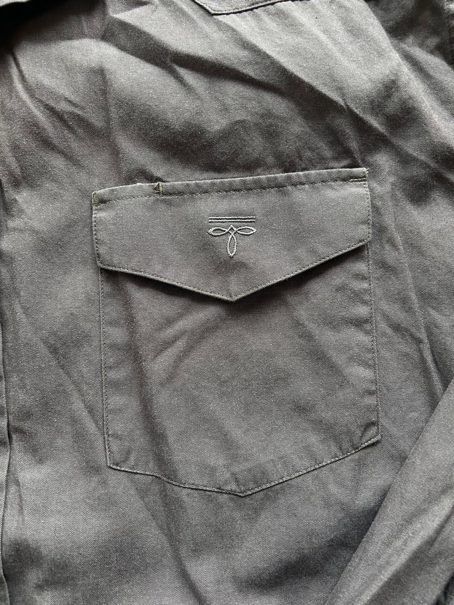 Gray Lucchese Classics Button Up