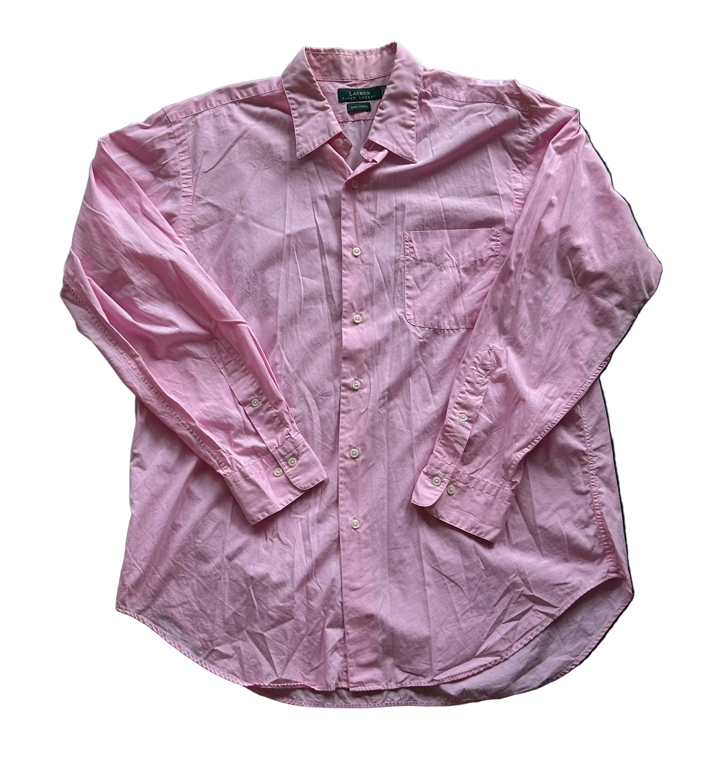 Pink Green Label Ralph Lauren Button Up