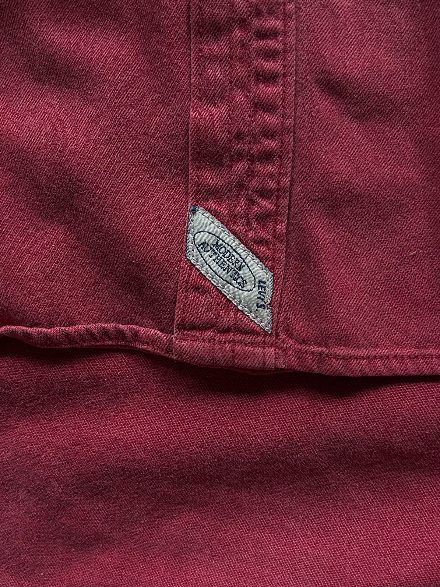 Red Levi's Button Up