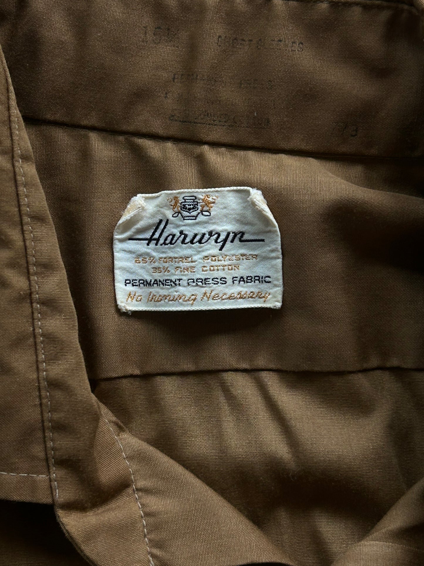 Tobacco Short Sleeve Button Up