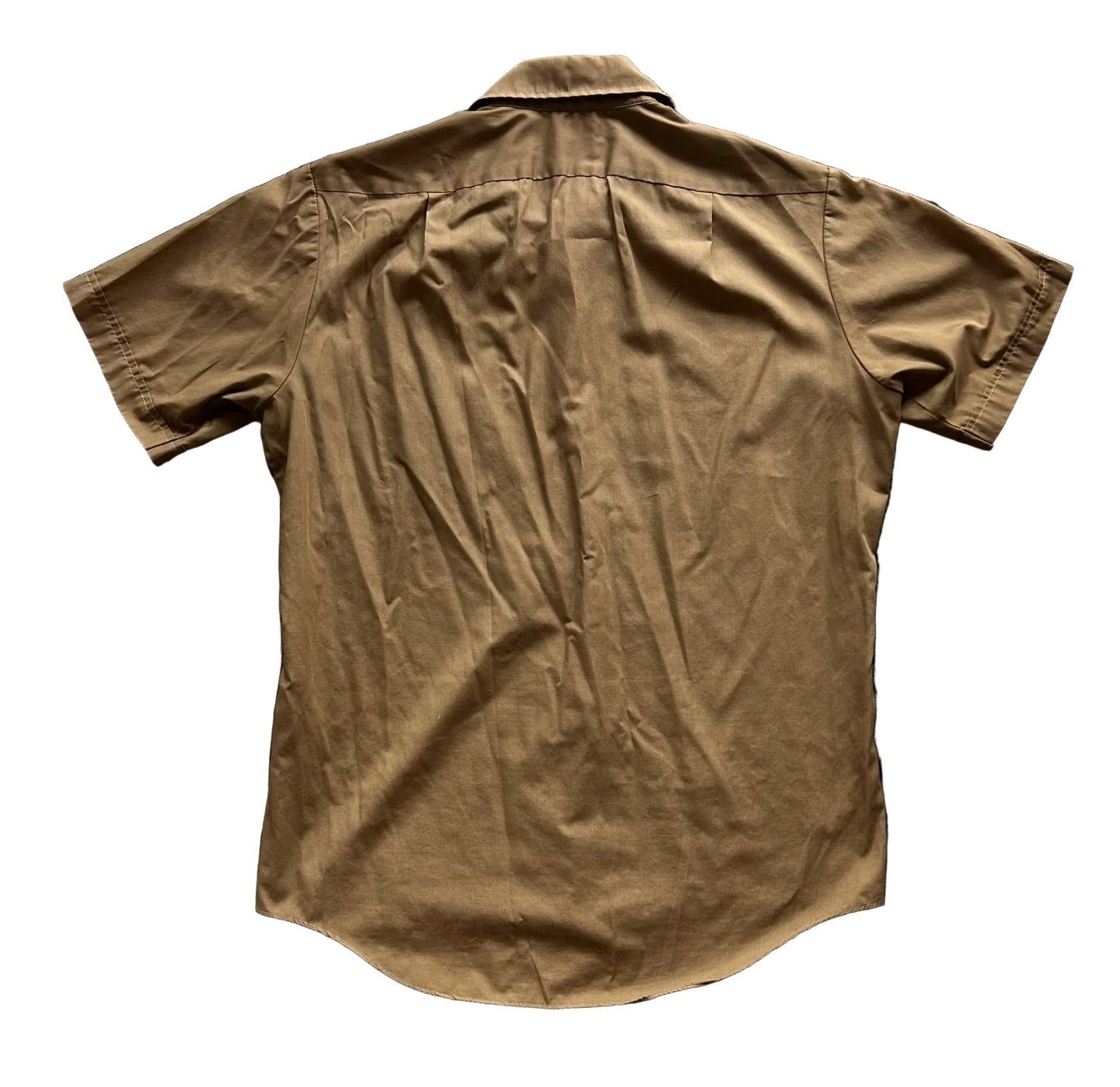 Tobacco Short Sleeve Button Up