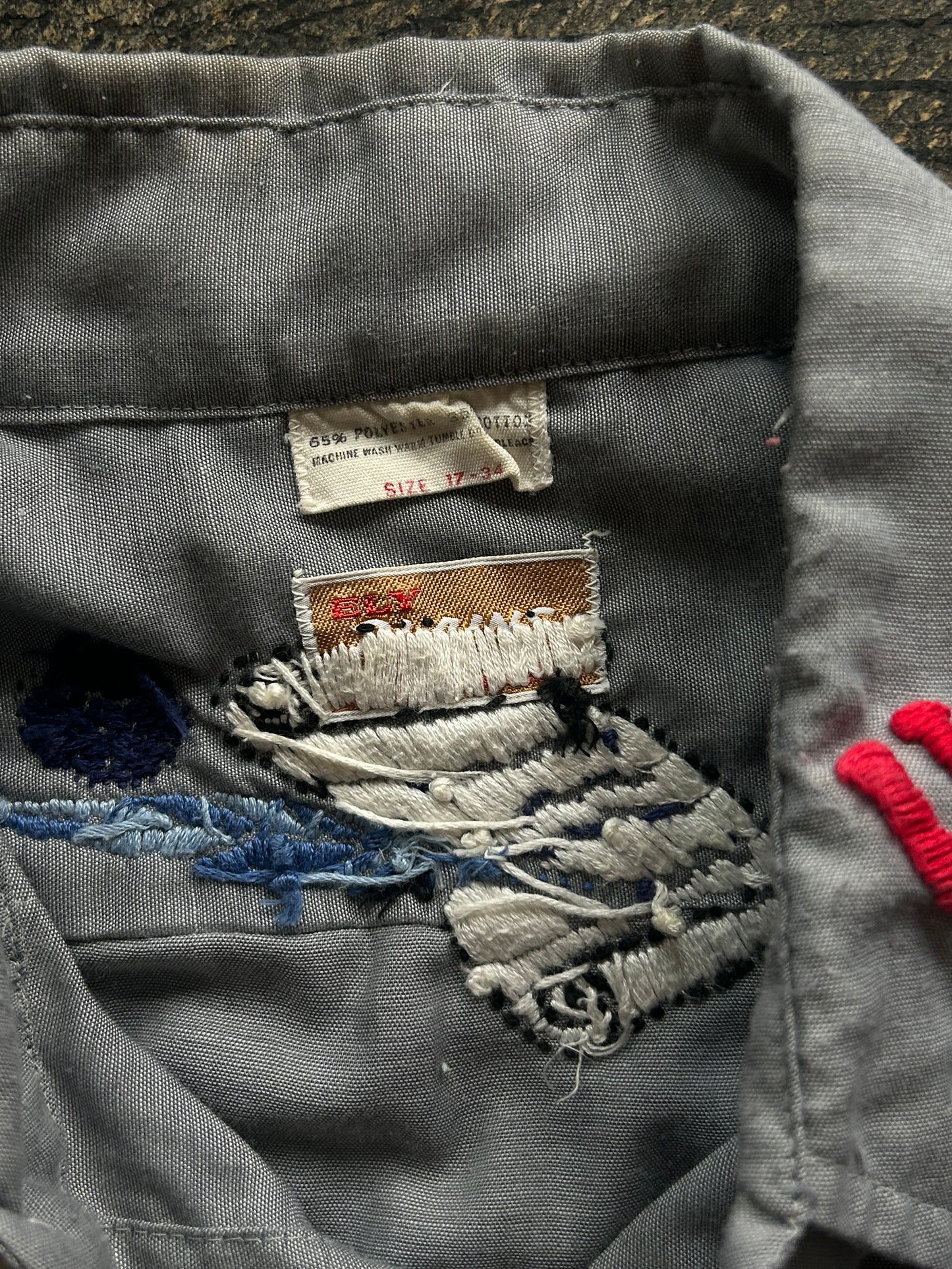 USA Embroidered Pearl Snap
