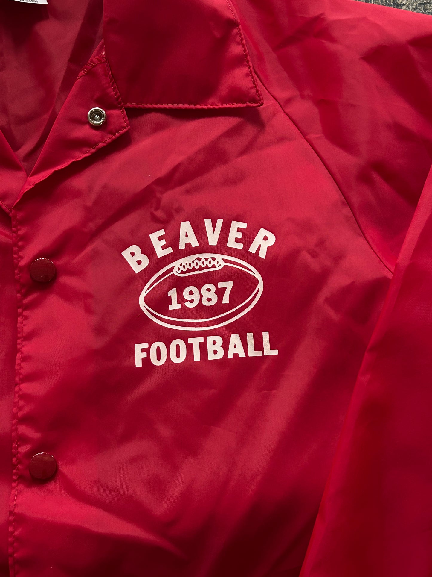 Red Beaver Football Jacket