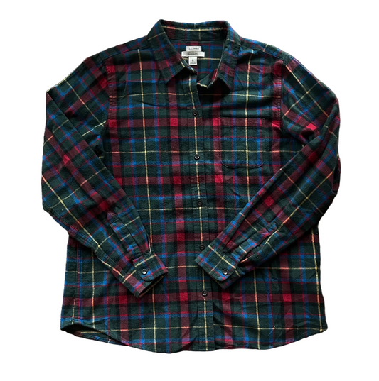 Primary Color Plaid Flannel L.L. Bean