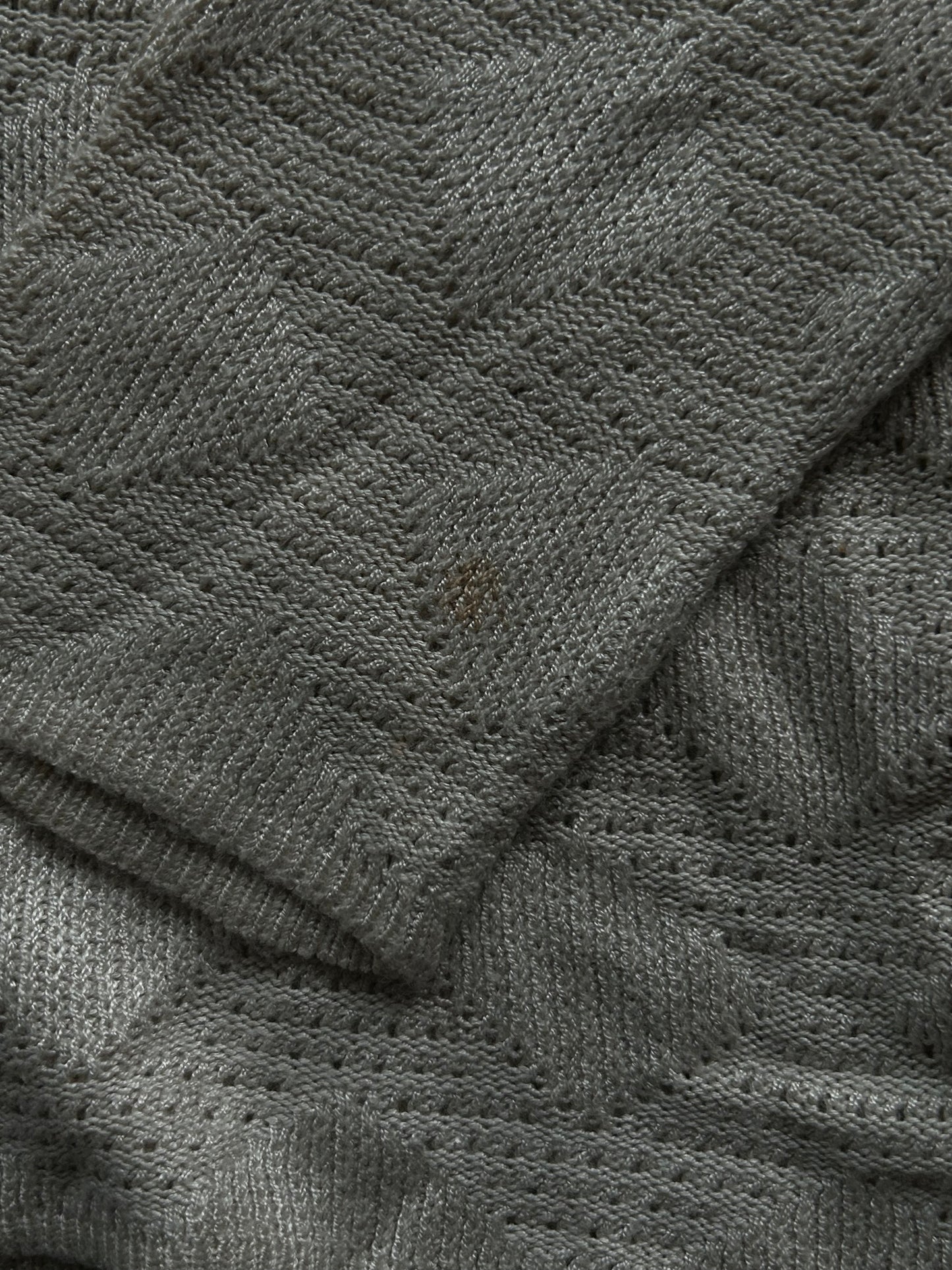Beige Button Front Knit Cardigan
