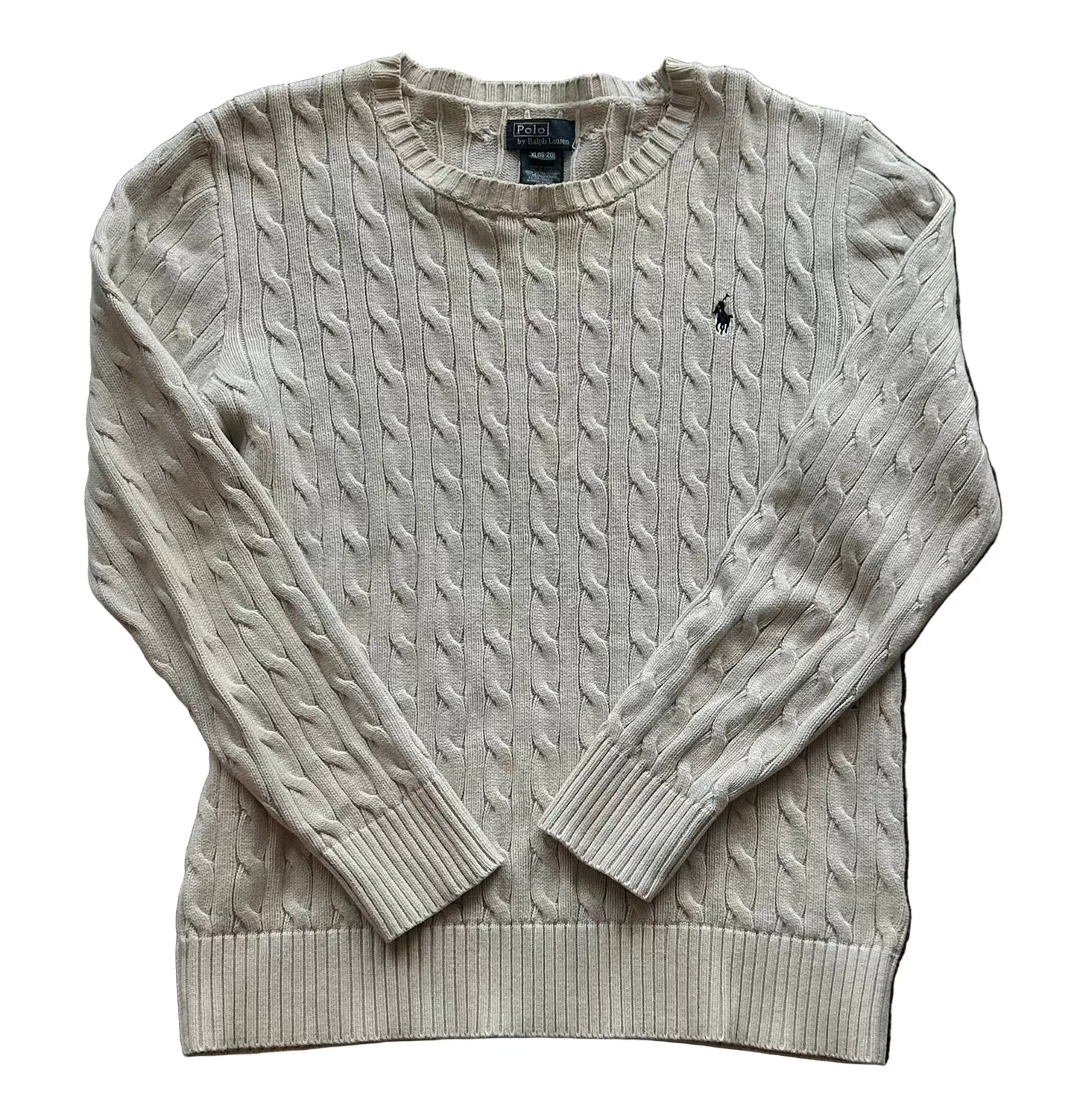 Taupe Polo by Ralph Lauren Knit Sweater