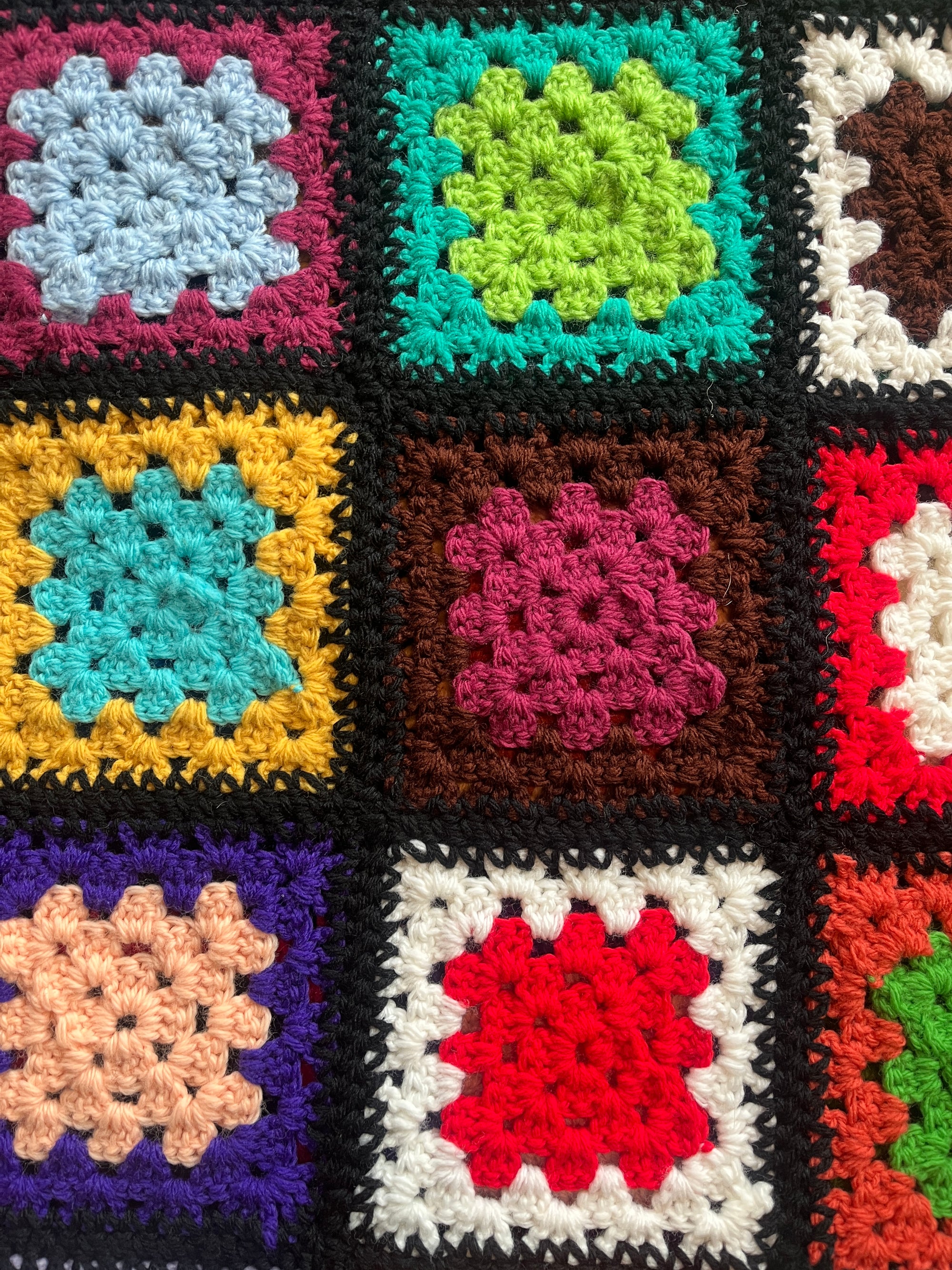 Crocheted Afghan Blanket