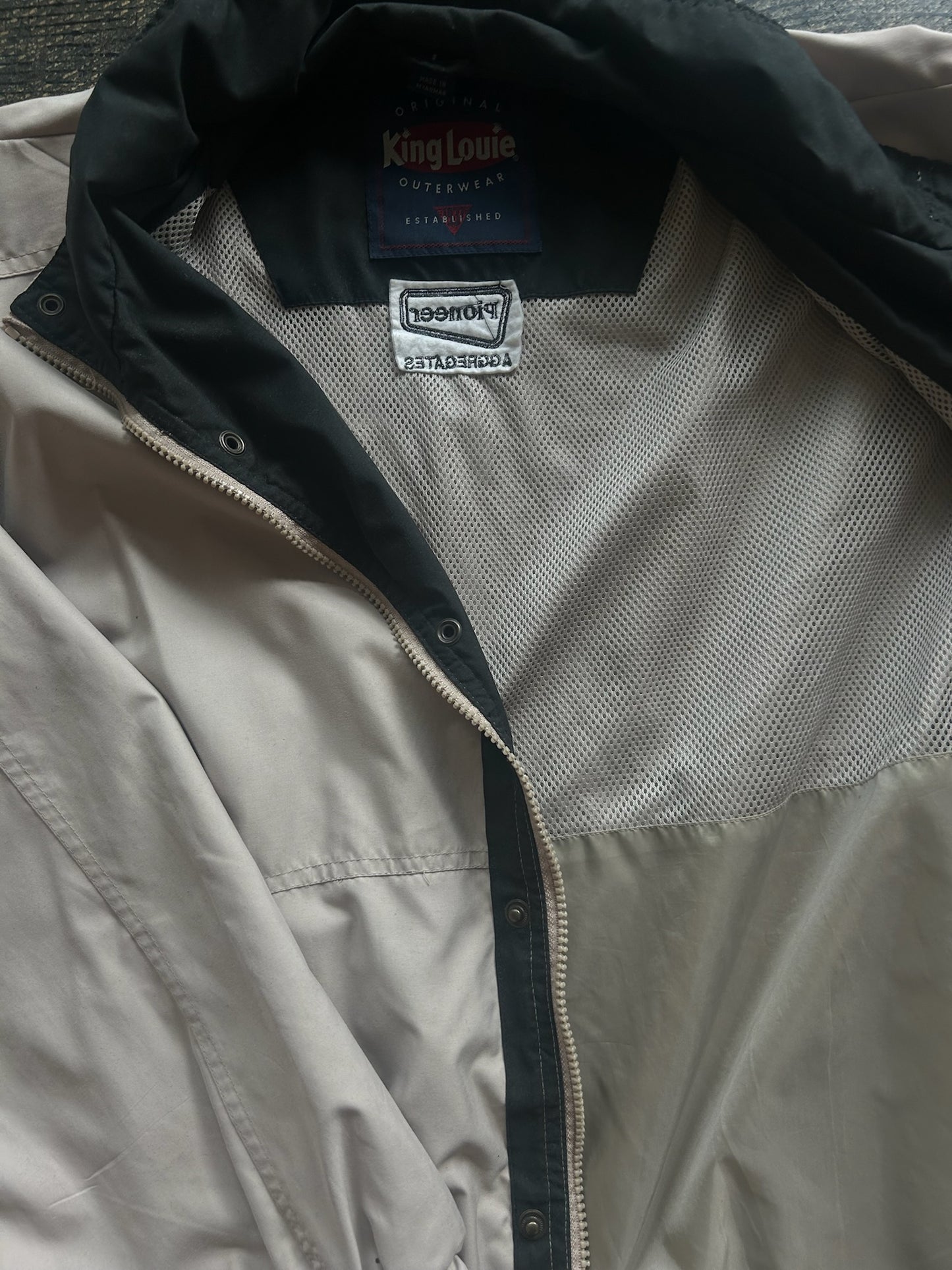 Khaki King Louie Windbreaker