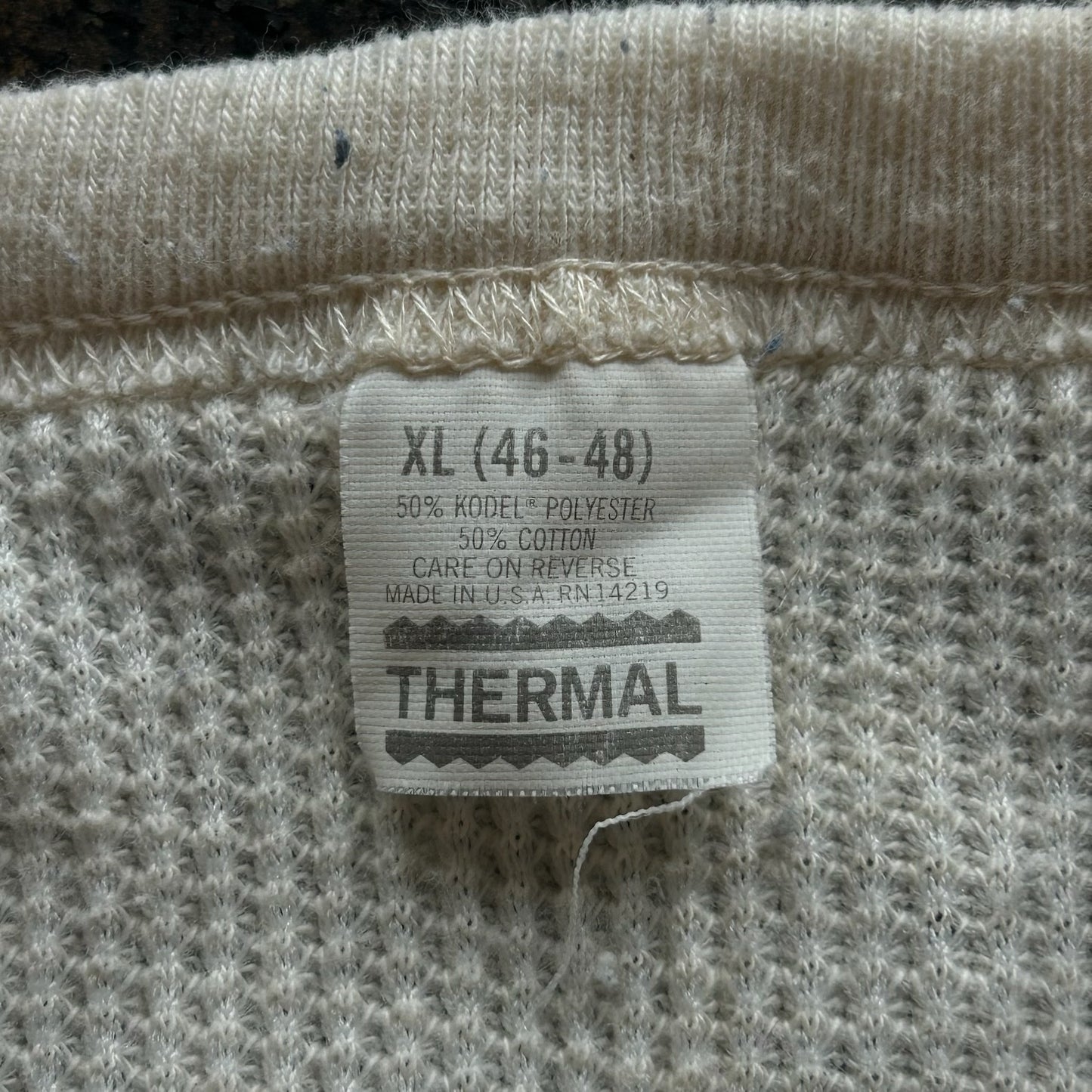 Waffle Knit Long Sleeve Thermal