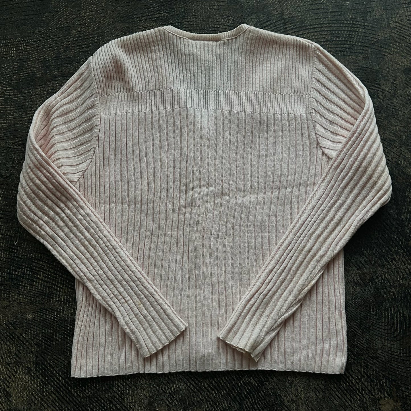 Baby Pink Button Up Cardigan