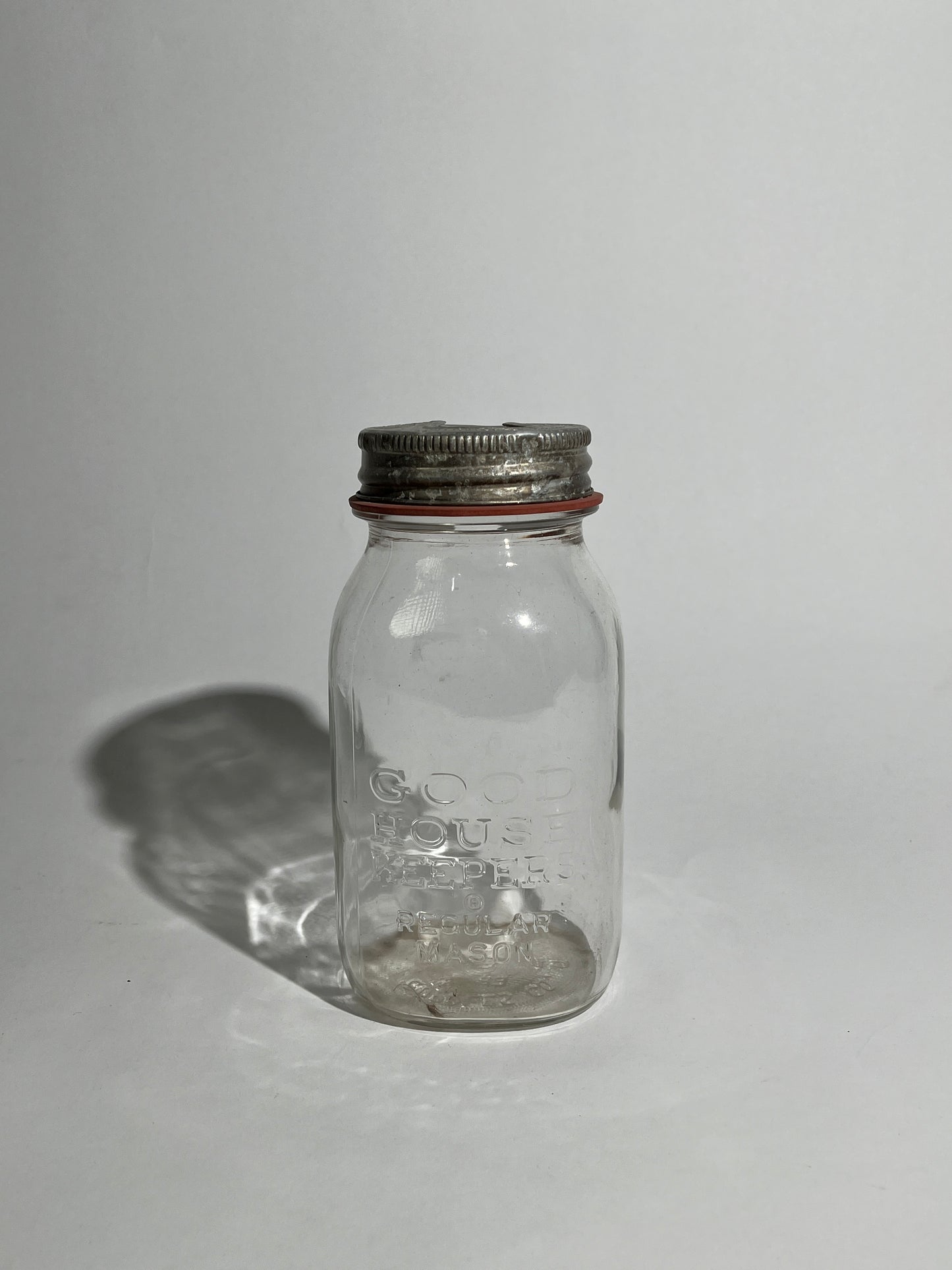 Antique Good Housekeepers Glass Mason Jar