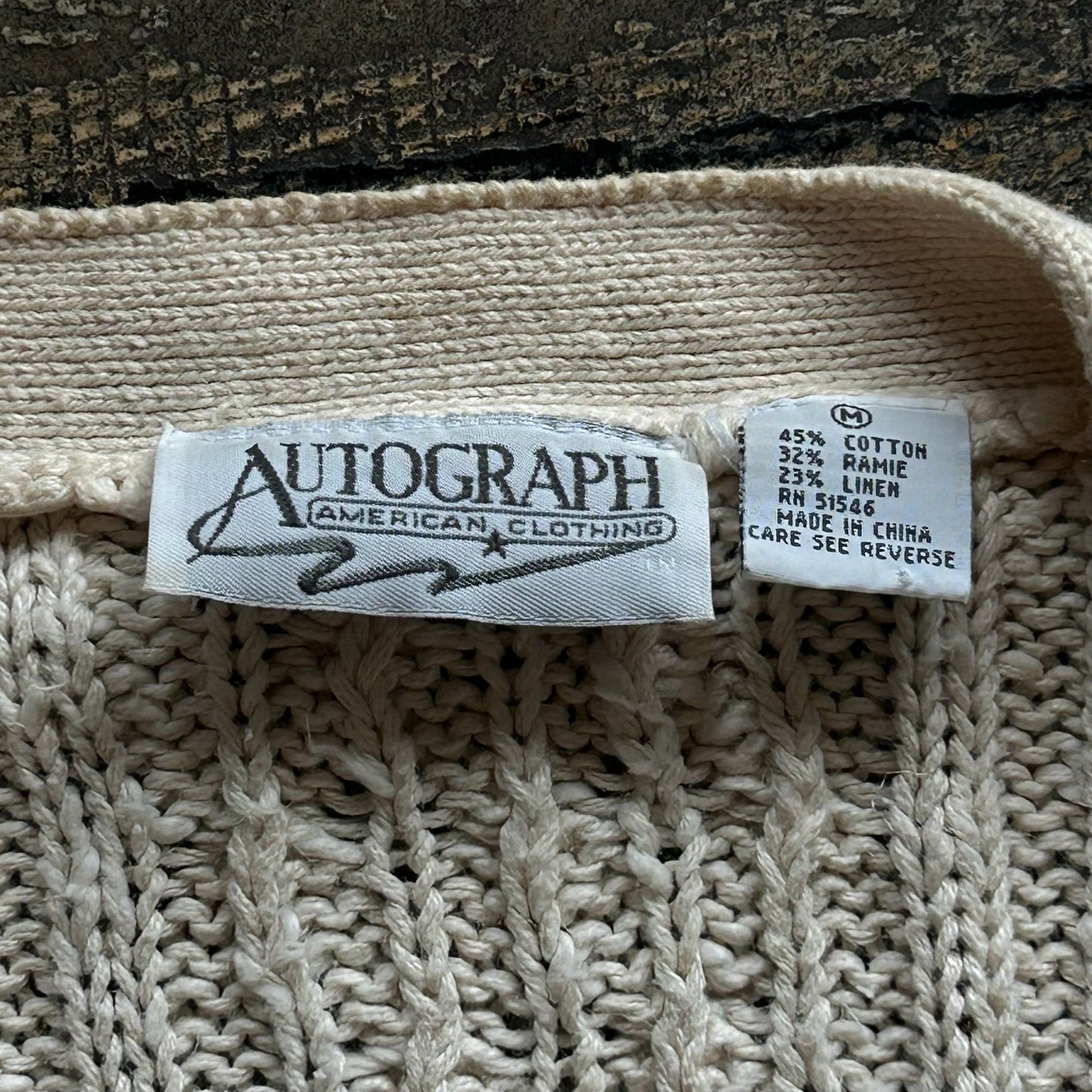 Cream Chunky Knit Button Up Cardigan