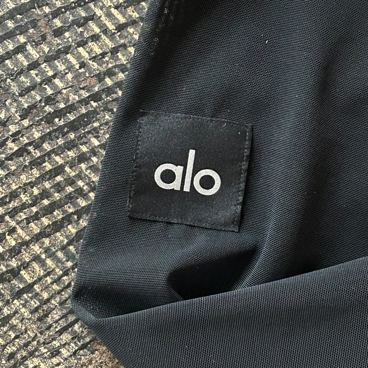 Black Mesh Alo Jacket