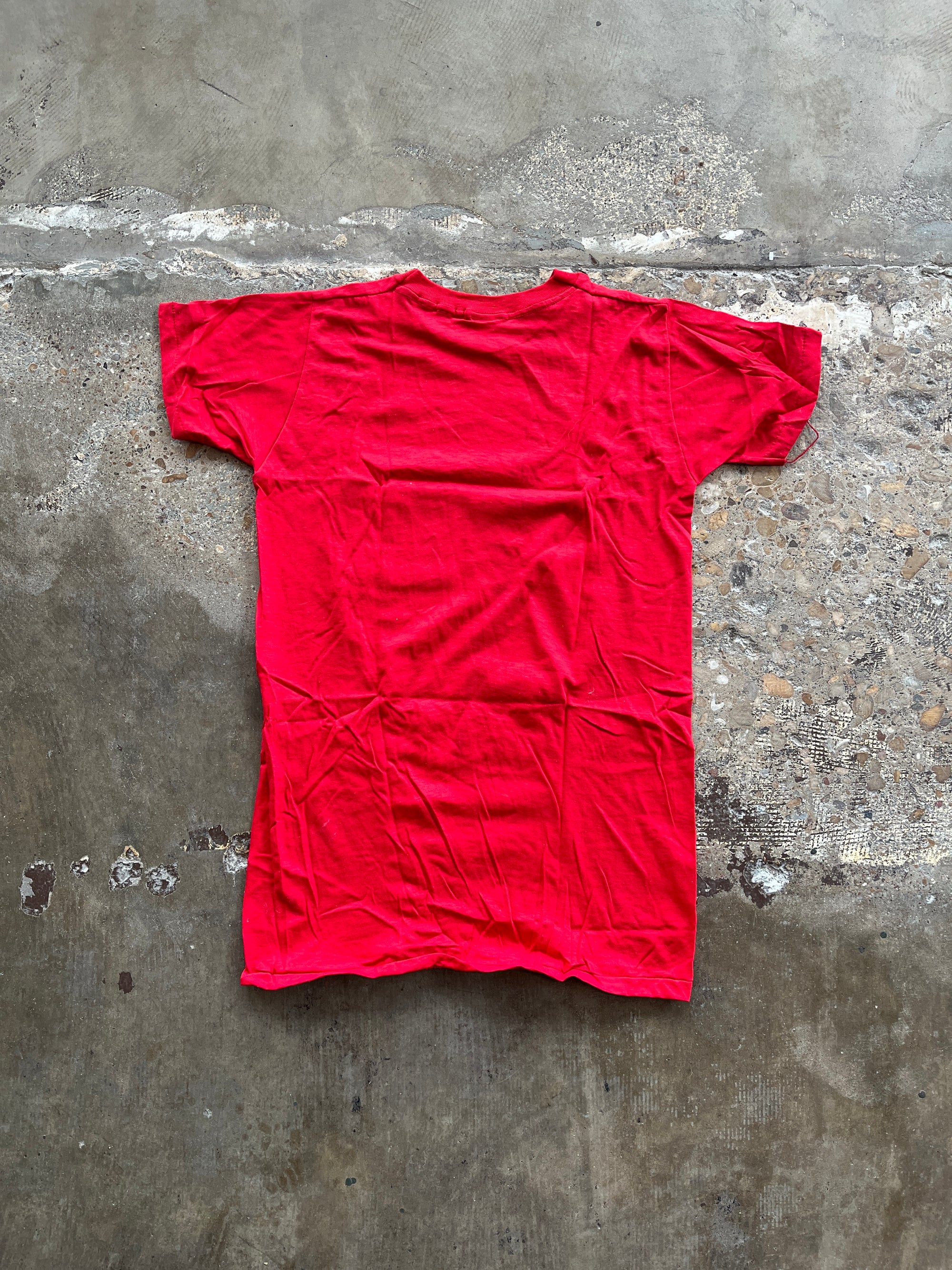 Red Blank Pocket Tee