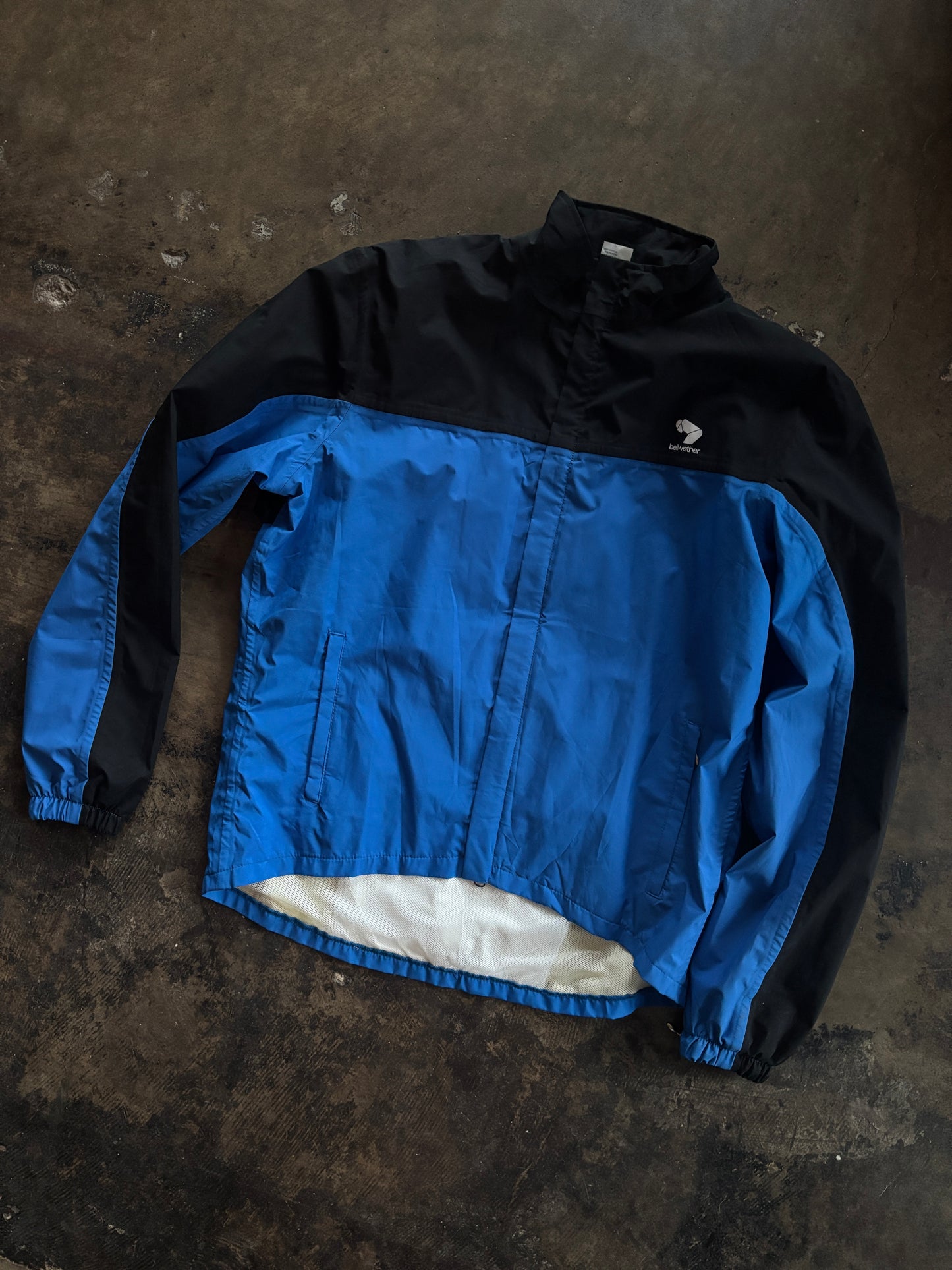 Blue + Black Bellwether GoreTex Windbreaker