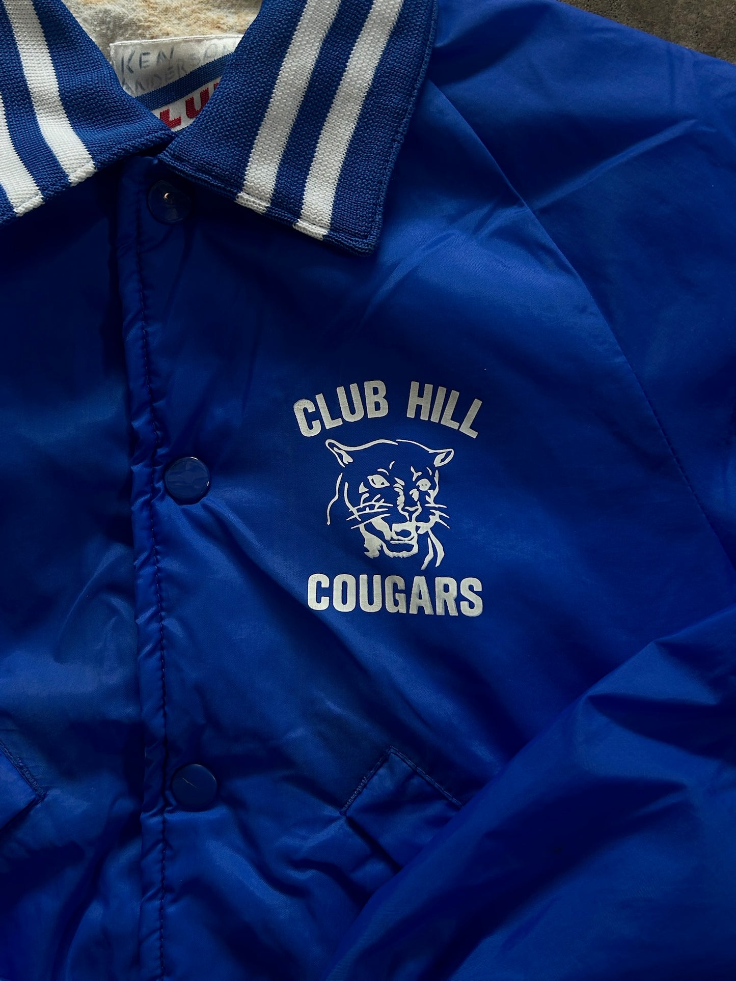 Youth Blue Club Hill Cougars Jacket