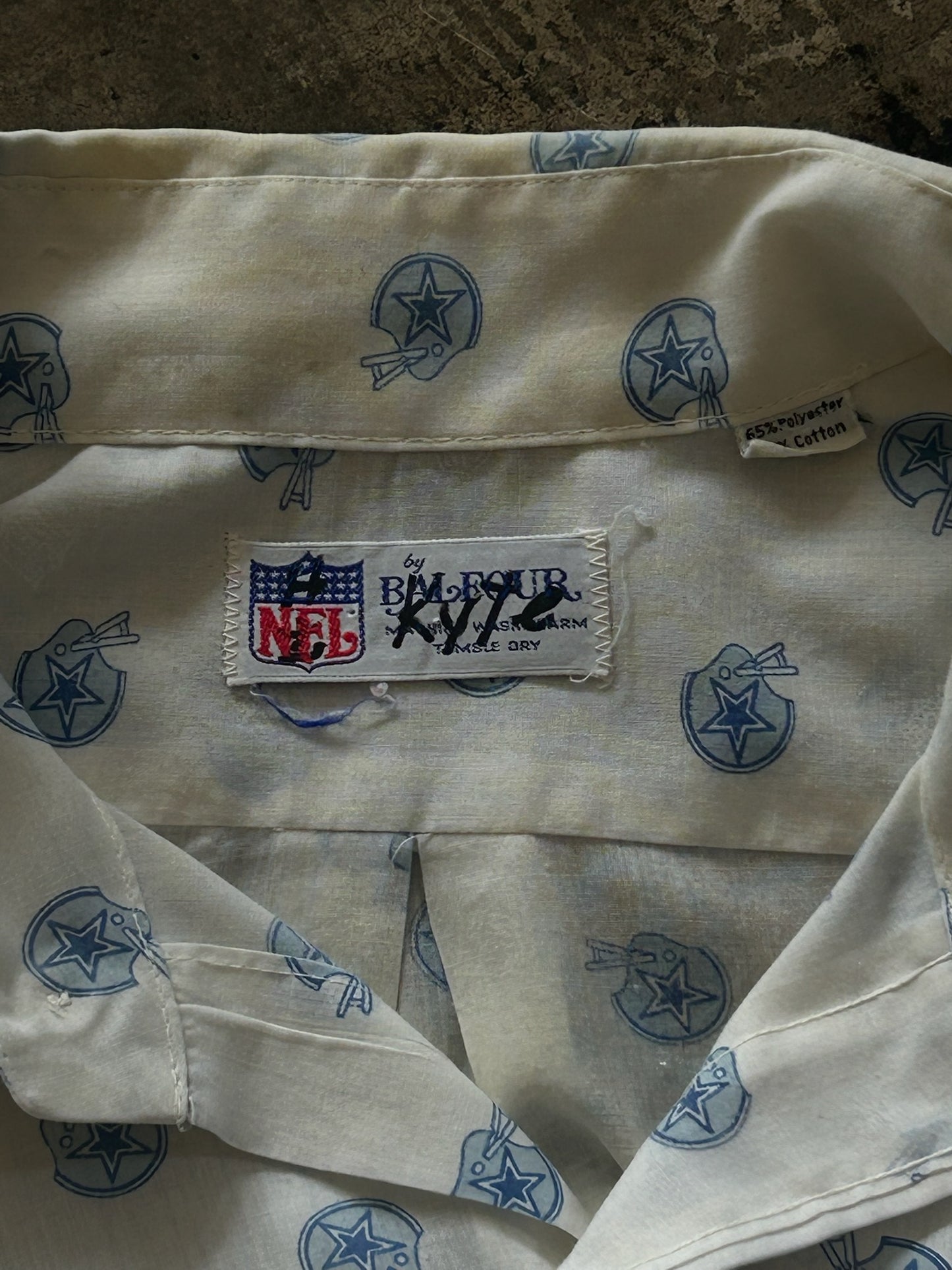Dallas Cowboys Print Button Up