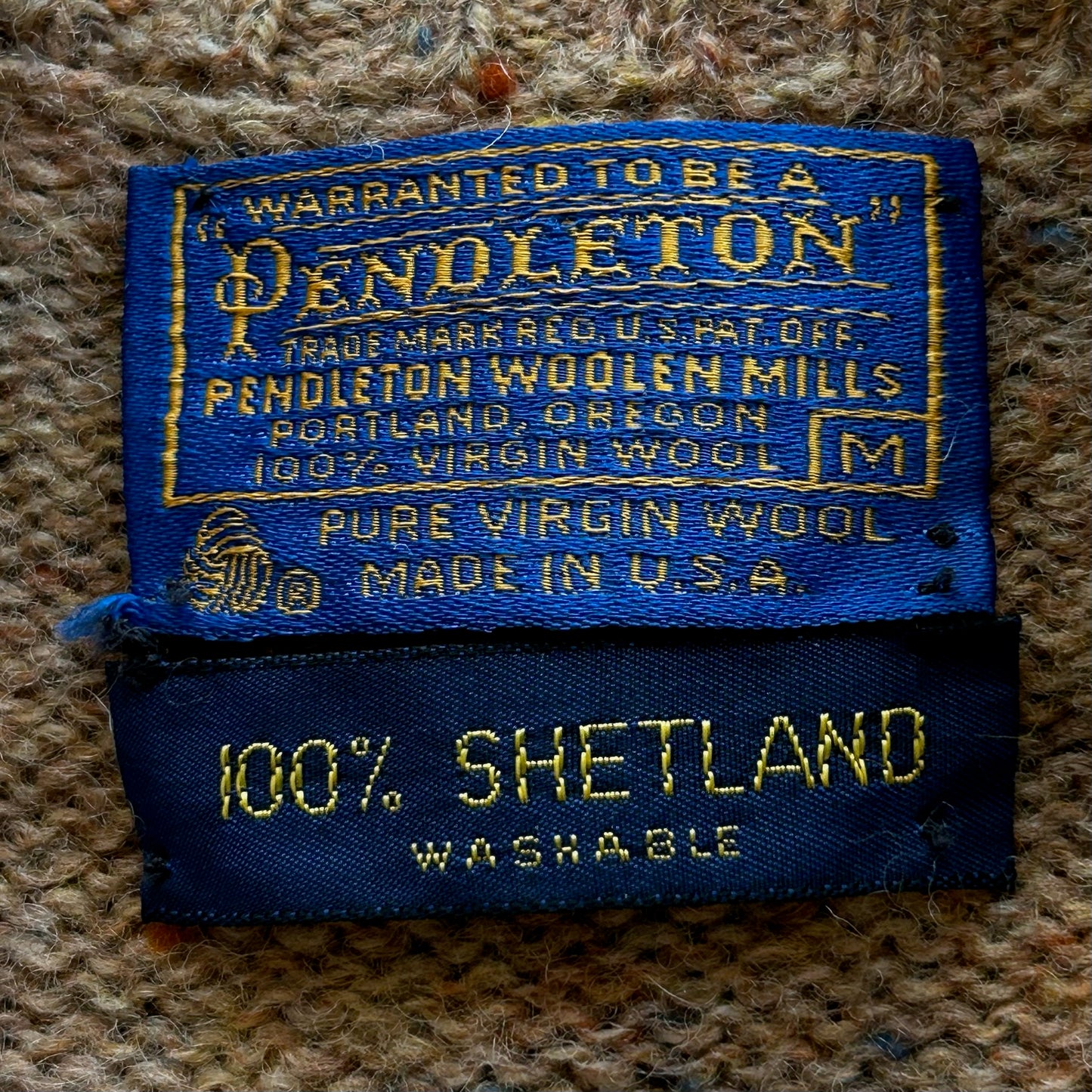 Pendleton Tan Wool Sweater