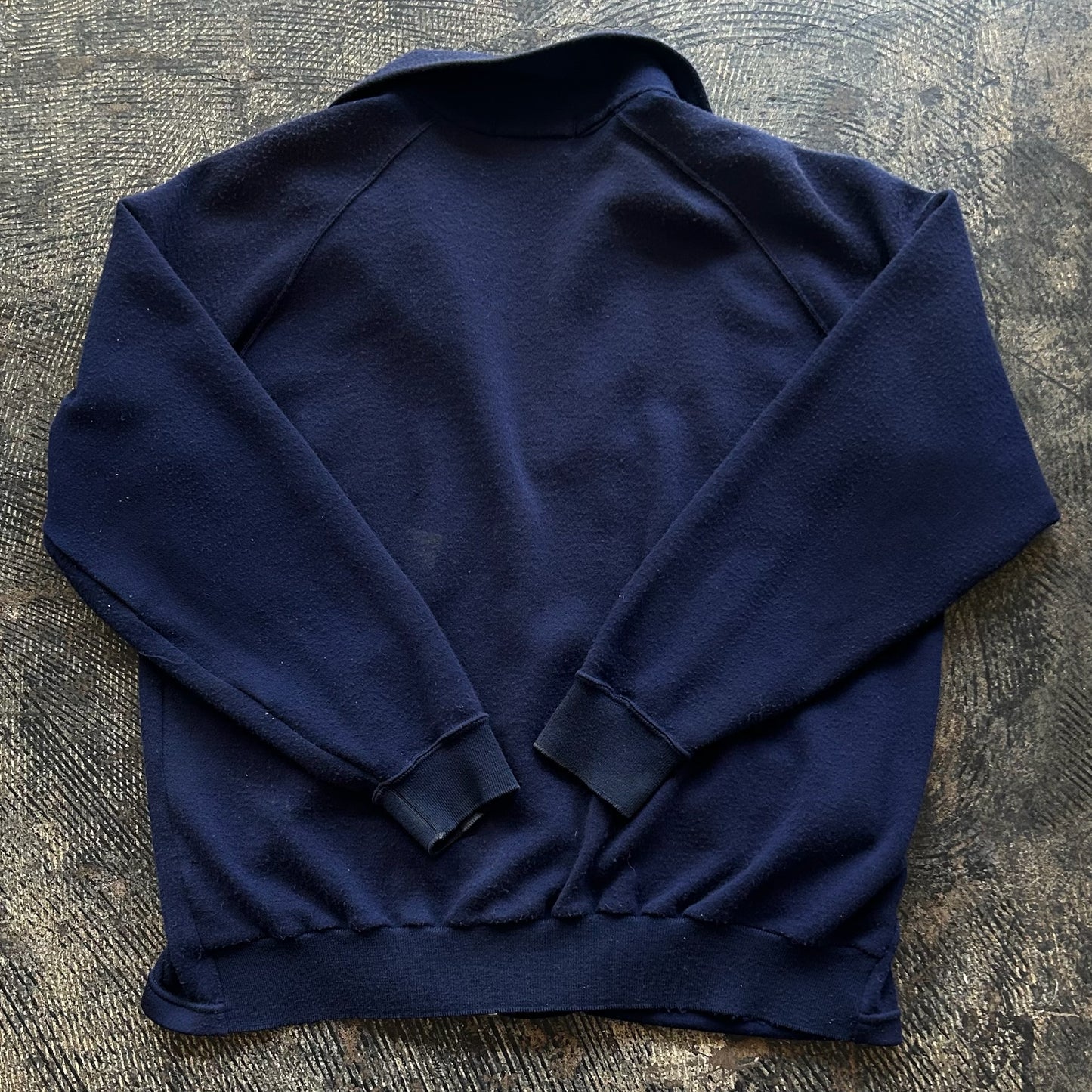 Navy Full Zip Sweater Jacket