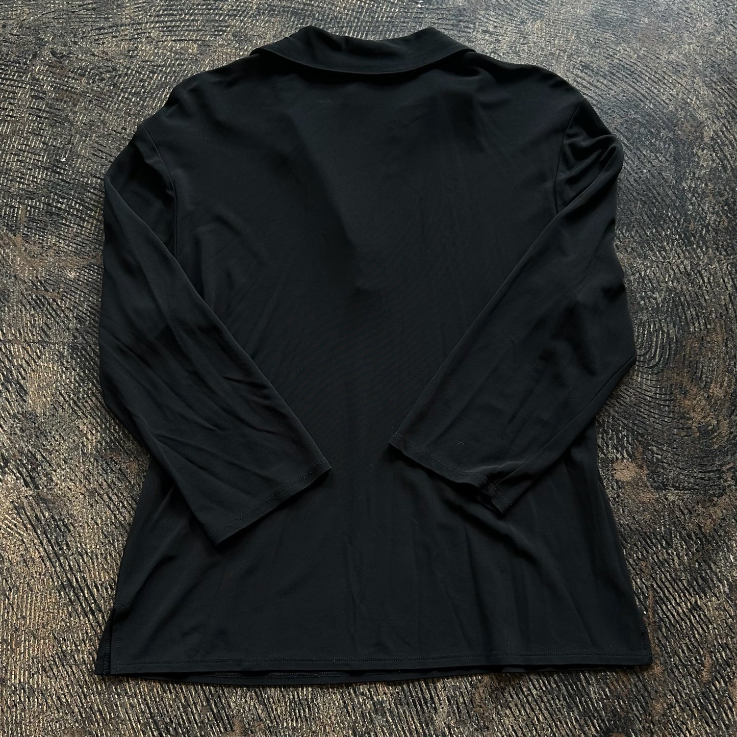Black Ralph Lauren Green Label Collared Blouse