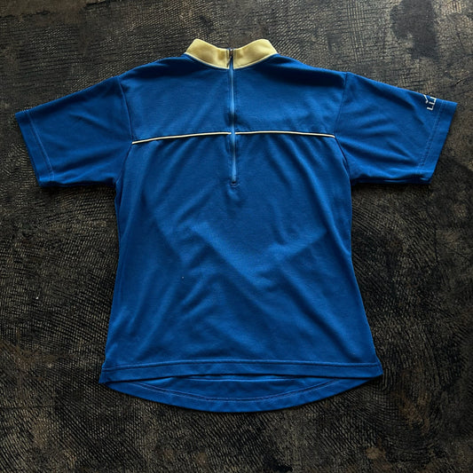 Blue L.L. Bean Cycling Shirt