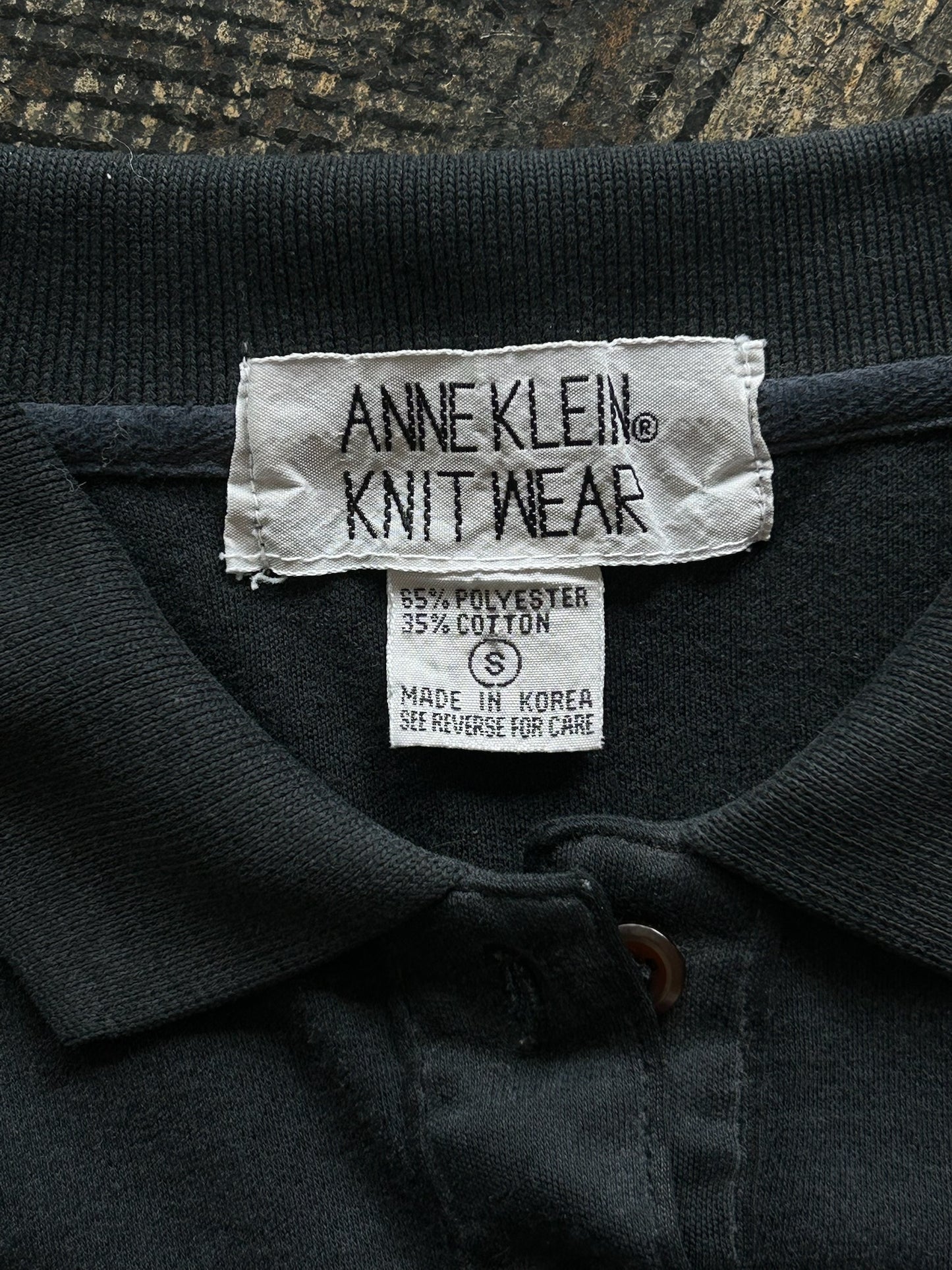 Faded Black Anne Klein Polo